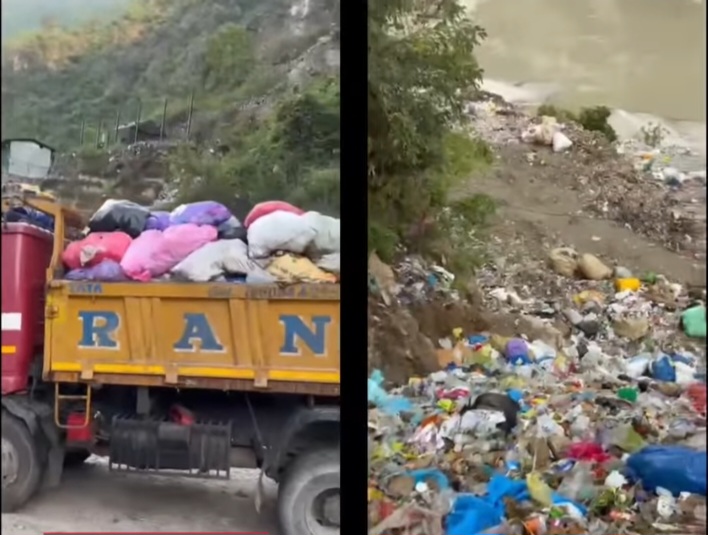 रुद्रप्रयाग में कूड़ा निस्तारण को लेकर विवाद, सभासद ने सोनप्रयाग-सीतापुर से आए पांच ट्रक लौटाए