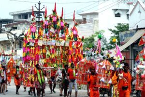 नीलकंठ कांवड़ यात्रा में 1,200 सुरक्षाकर्मी तैनात, ड्रोन और 70 सीसीटीवी से होगी निगरानी