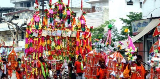 नीलकंठ कांवड़ यात्रा में 1,200 सुरक्षाकर्मी तैनात, ड्रोन और 70 सीसीटीवी से होगी निगरानी