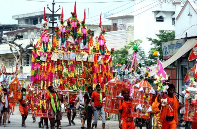 नीलकंठ कांवड़ यात्रा में 1,200 सुरक्षाकर्मी तैनात, ड्रोन और 70 सीसीटीवी से होगी निगरानी